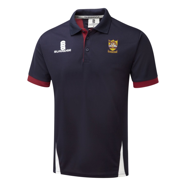 Blade Polo Shirt : Navy / Maroon / White