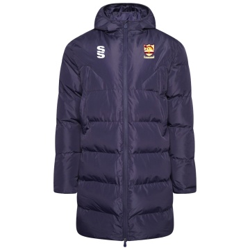 Active Long Padded Jacket - Navy