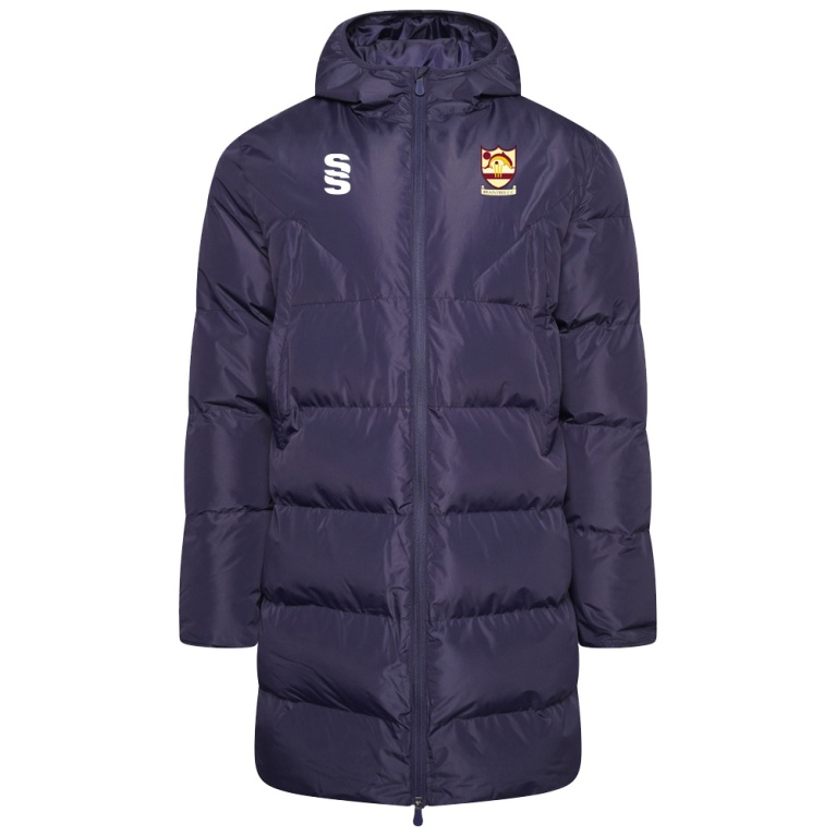 Active Long Padded Jacket - Navy