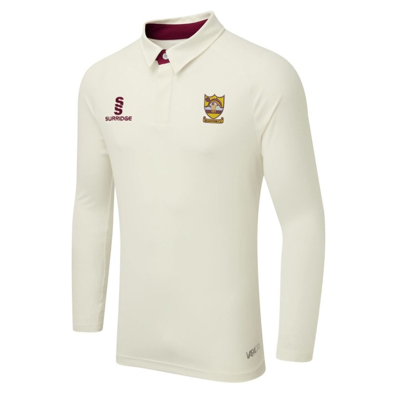 Ergo Long Sleeve Cricket Shirt Maroon