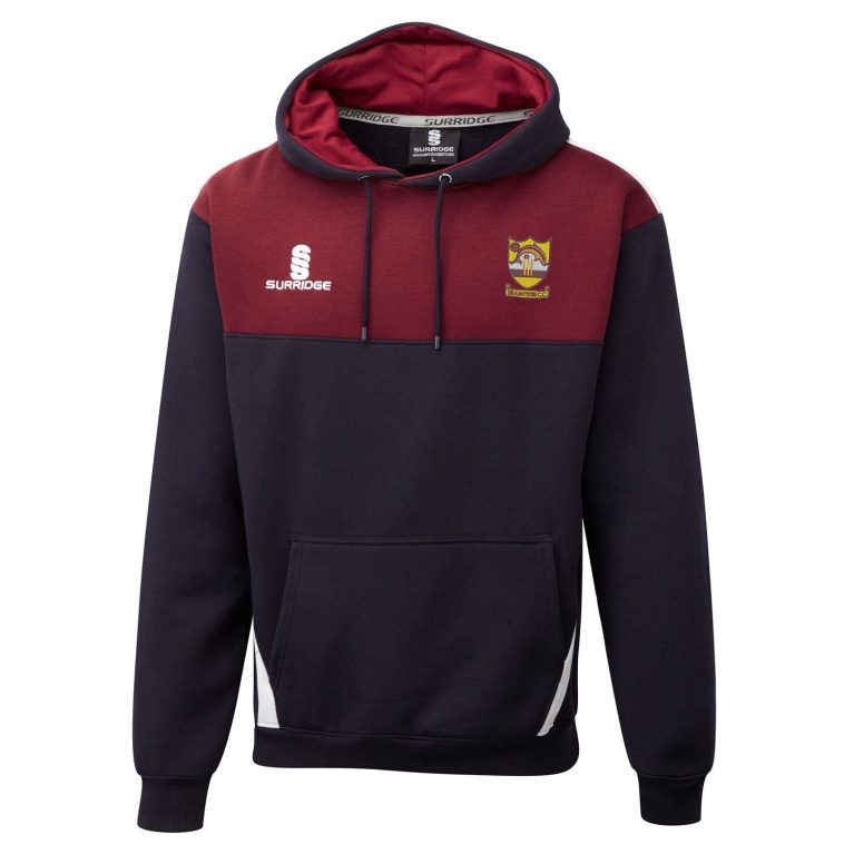 Blade Hoody : Navy / Maroon / White