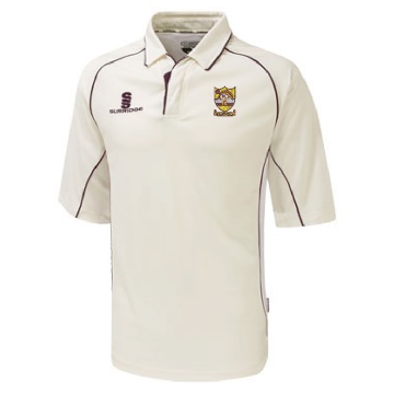 Premier Cricket Shirt - Short Sleeve Maroon